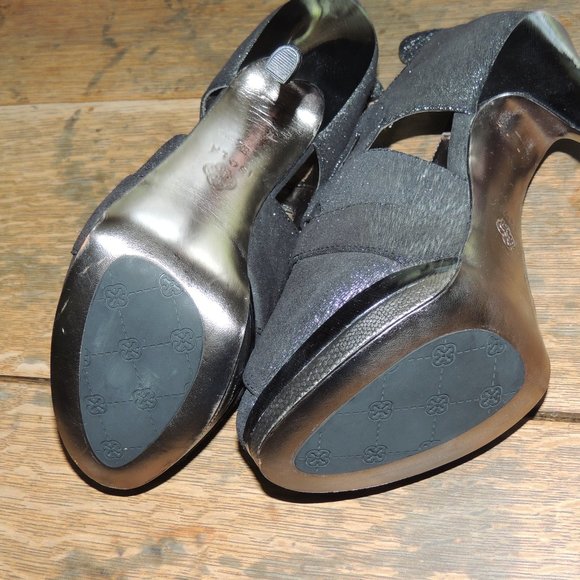 Isola Black Sparkly Heels Sz. 8.5 - Picture 6 of 6